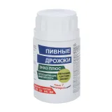 Упаковка: Дрожжи пивные Экко Плюс метионин-цистеин эффект, 0,45 г, 60 шт, таблетки