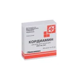 Упаковка: Кордиамин 25%, 2 мл, 10 шт, раствор для инъекций