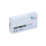 Упаковка: Клотримазол 100 мг, 6 шт, таблетки вагинальные