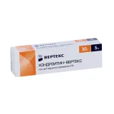 Упаковка: Хондроитин-Вертекс 5%, 30 г, гель для наружного применения