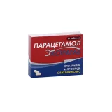 Упаковка: Парацетамол  Экстратаб 500 мг+150 мг, 10 шт, таблетки