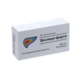 Упаковка: Эсслиал форте 300 мг, 30 шт, капсулы