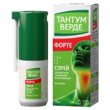 Упаковка: Тантум верде форте 510 мкг/доза, 15 мл, спрей для местного применения дозированный