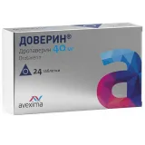Упаковка: Доверин 40 мг, 24 шт, таблетки