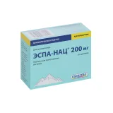 Упаковка: Эспа-Нац 200 мг, 3 г, 20 шт, порошок для приготовления раствора для приема внутрь