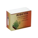 Упаковка: Исфагула, 5 г, 20 шт, гранулы для приготовления суспензии для приема внутрь апельсиновые