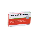 Упаковка: Дротаверин Велфарм 40 мг, 30 шт, таблетки