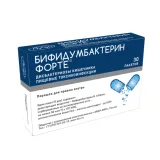 Упаковка: Бифидумбактерин форте 50 млн.КОЕ/пакет, 5 доз, 30 шт, порошок
