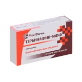 Упаковка: Тербинафин-МФФ 250 мг, 10 шт, таблетки