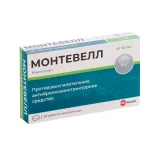 Упаковка: Монтелукаст Монтевелл 5 мг, 28 шт, таблетки жевательные