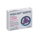 Упаковка: Нобазит Форте 500 мг, 20 шт, таблетки покрытые пленочной оболочкой