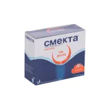 Упаковка: Смекта 3 г, 3,76 г, 20 шт, порошок для приготовления суспензии для приема внутрь апельсиновый