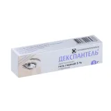 Упаковка: Декспантель 5%, 5 г, гель глазной