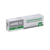 Упаковка: Метилурацил 10%, 30 г, мазь для местного и наружного применения