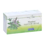 Упаковка: Мяты перечной листья, 1,5 г, 20 шт, порошок