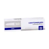 Упаковка: Синтомицин 10%, 30 г, линимент для наружного применения