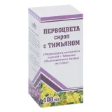 Упаковка: Первоцвета сироп с тимьяном, 100 мл