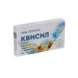 Упаковка: Квисил табс 5 мг, 10 шт, таблетки покрытые пленочной оболочкой