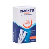 Упаковка: Смекта 3 г, 10,27 г, 8 шт, паста для приема внутрь