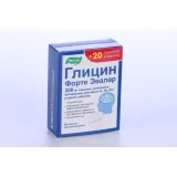 Упаковка: Глицин Форте Эвалар, 0,6 г, 60 шт, таблетки +20 табл в подарок