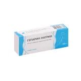 Упаковка: Гепарин натрия 1000 МЕ/г, 100 г, гель для наружного применения