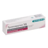 Упаковка: Троксерутин ЗД 2%, 40 г, гель для наружного применения