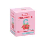 Упаковка: Витамин С 1200 мг Югмедфарм вкус малины, 5 г, 10 шт, саше-пакет