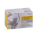 Упаковка: L-карнитин & Таурин Slim Фармгрупп, 60 шт, капсулы