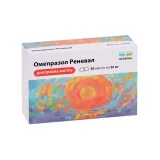 Упаковка: Омепразол Реневал 20 мг, 60 шт, капсулы кишечнорастворимые