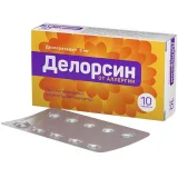 Упаковка: Делорсин таблетки 5мг N10