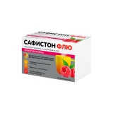 Упаковка: сафистон флю 0,5+0,025+0,2 n10 пакет пор для раствора для приема внутрь со вкусом малины