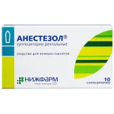 Упаковка: Анестезол свечи №10