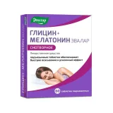 Упаковка: Глицин+Мелатонин эвалар таблетки п   языч 0,1+0,003 № 60