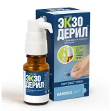 Упаковка: Экзодерил раствор для наружного применения 1% 10мл