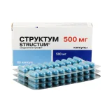 Упаковка: Структум капсулы 500мг №60