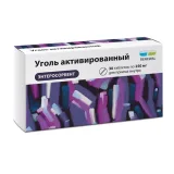Упаковка: Уголь активированный Реневал таблетки 0,25г №30
