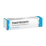 Упаковка: Пантесепт крем д/наруж. прим. 5% 30г