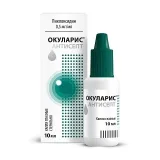 Упаковка: Окуларис Антисепт капли глазн. 0.5 мл/мл флак.кап.10мл