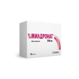 Упаковка: Милдронат капс. 500мг №30