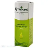Упаковка: Гутталакс капли внутр. 7,5мг/мл 30мл