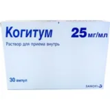 Упаковка: Когитум р-р внутр 25мг/мл 10мл №30