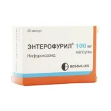 Упаковка: Энтерофурил капс. 100мг №30