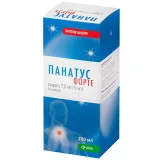 Упаковка: Панатус Форте сироп 7,5мг/5мл 200мл