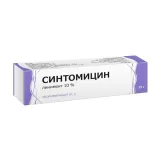 Упаковка: Синтомицин линимент 10% 25г