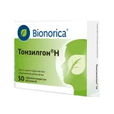 Упаковка: Тонзилгон Н таб. п/о №50