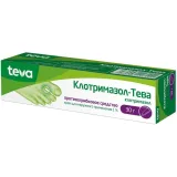 Упаковка: Клотримазол-Тева крем 1% 30г
