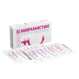 Упаковка: Мирамистин супп. ваг. 15мг №10