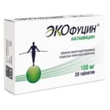 Упаковка: Экофуцин таб. кишеч. п/п/о 100мг №20