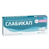 Упаковка: Слабикап таб. 5мг №20