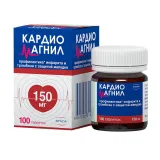 Упаковка: Кардиомагнил таб. п/п/о 150мг+30,39мг №100